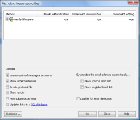 Newsletter Software SuperMailer - Retrieving newsletter subscribtions and unsubscribtions from inboxes or Outlook
