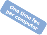 Newsletter Software SuperMailer, one time fee per computer, no subscription fee