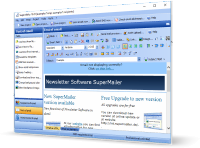 Newsletter Software SuperMailer create and send HTML newsletters