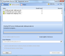 Newsletter Software SuperMailer - Retrieve undeliverable bounce mails e.g. Delivery status notifications